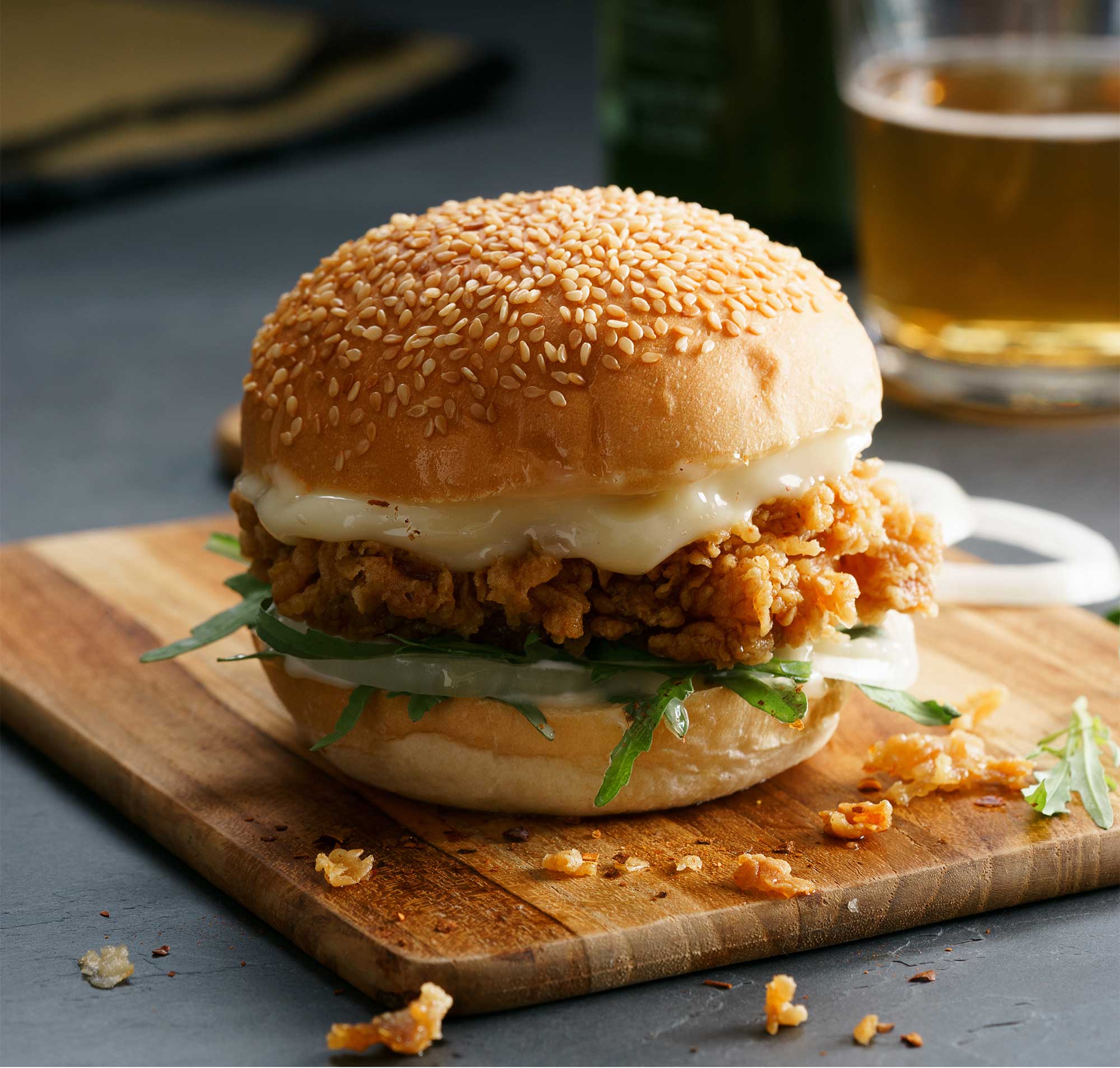 chicken burger